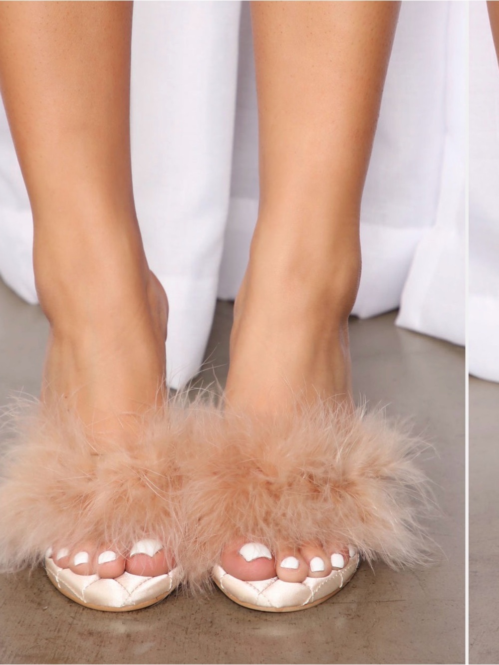 Fur the Girls Heels in Blush